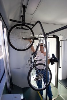 Bikes on light rail