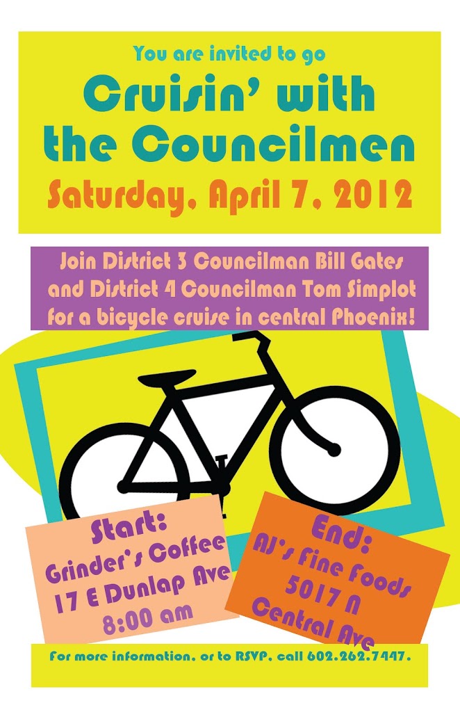 Crusin’ with the Councilmen; Sat April 7